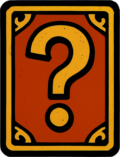 ? card.
In-Game asset.  2d.  High contrast.  No shadows