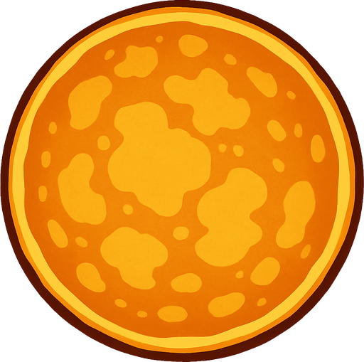 Golden pancake transparent transparent 2d 2d 2d 2d 2d 2d 2d topdown view topdown view topdown view.
In-Game asset.  2d.  High contrast.  No shadows