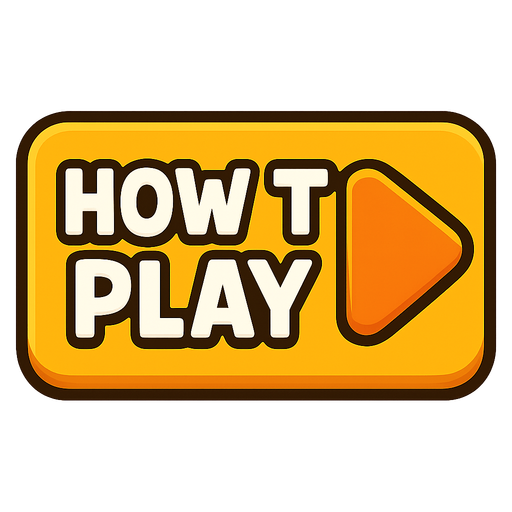How to play button.
In-Game asset.  2d.  High contrast.  No shadows