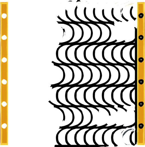 quiero un suelo hecho con la textura de una cinta transportadora.
In-Game asset.  2d.  High contrast.  No shadows