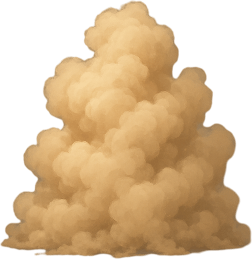 Polvo de construcción denso.
In-Game asset.  No shadows