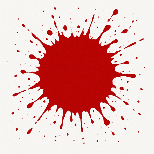 Red splatter background, HD.
In-Game asset.  2d.  High contrast.  No shadows