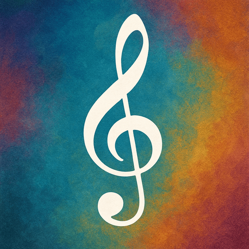 White Clef de sol