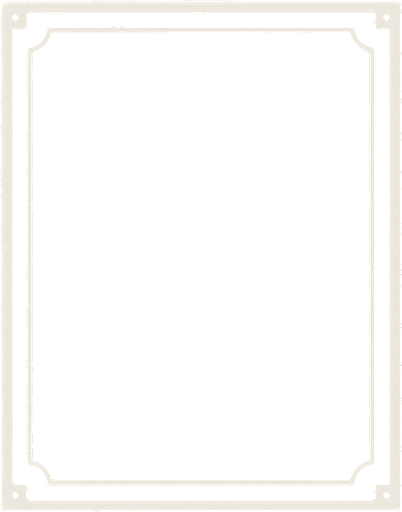 Black rectancle with simple white lined frame.
In-Game asset.  2d.  High contrast.  No shadows