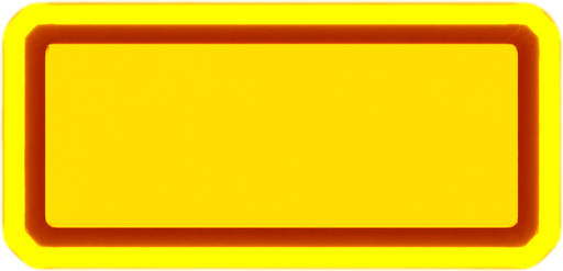 yellow neon rectangle block.
In-Game asset.  2d.  High contrast.  No shadows