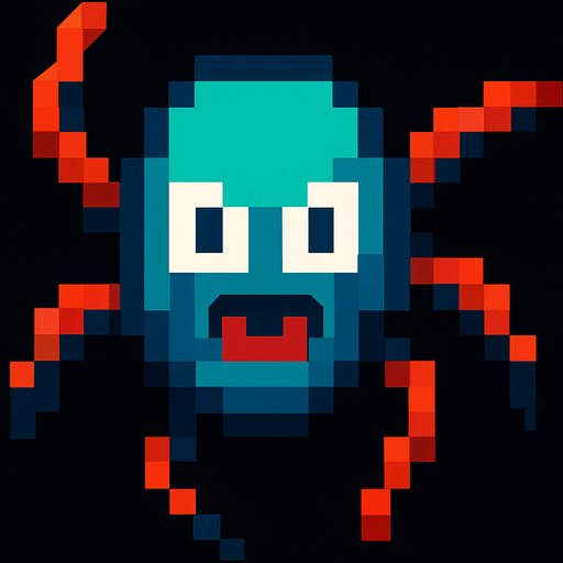 Sin modificar nada más solo mueve las patas de la araña derechas