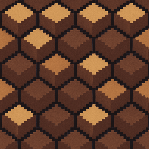 Generame una textura por patron de forma isometrica para el suelo. estilo pixelar.
In-Game asset.  2d.  High contrast.  No shadows