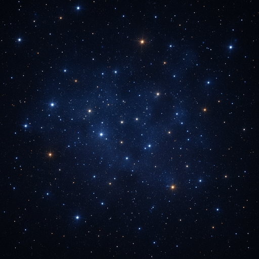 Dark space background with stars