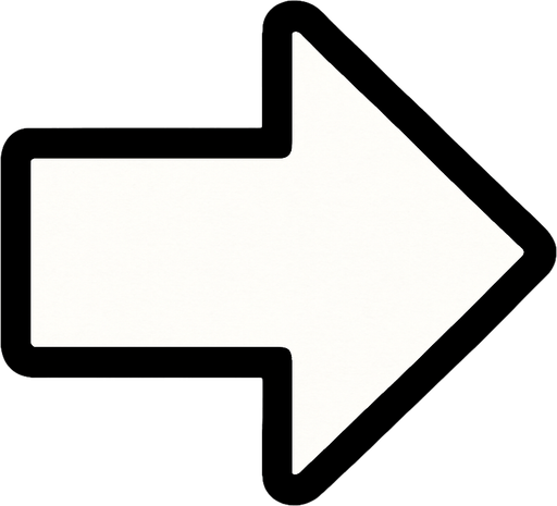 White arrowwith black outline. Blue background..
In-Game asset.  2d.  High contrast.  No shadows.
In-Game asset.  2d.  High contrast.  No shadows