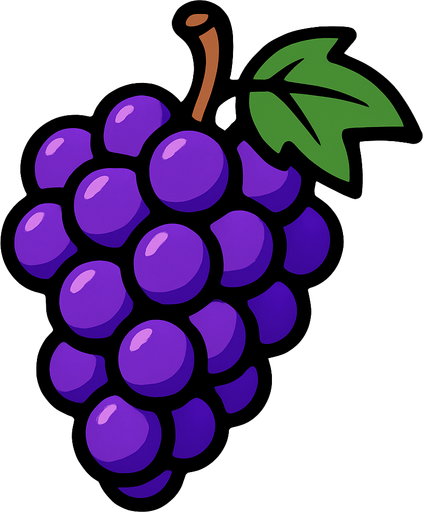 Üzüm.
In-Game asset.  2d.  High contrast.  No shadows