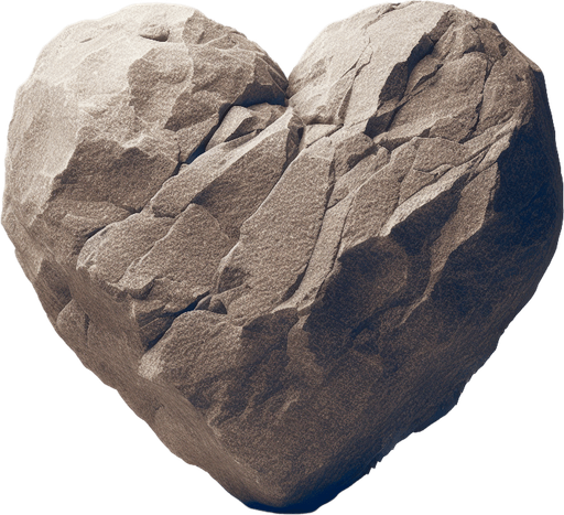 a big stone heart