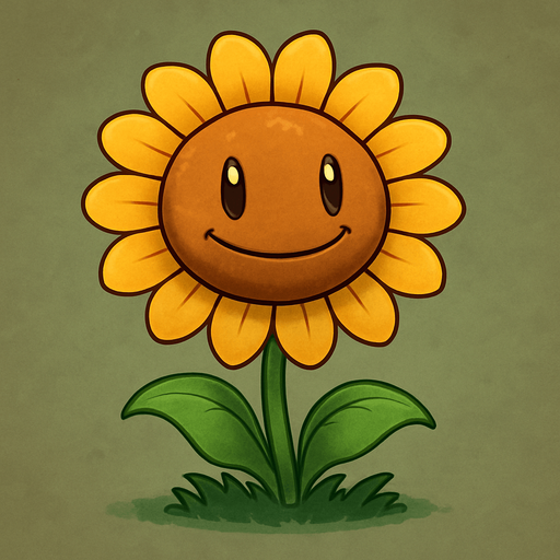 Girasol de juego plantas vs zombies.
In-Game asset