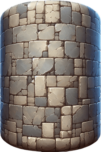 Faça uma textura de pedra que cobre a tela inteira com um pouco de tom de velho..
Single Game Texture. In-Game asset. 2d. Blank background. High contrast. No shadows.