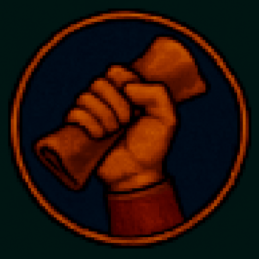 A hand with a piece of leather