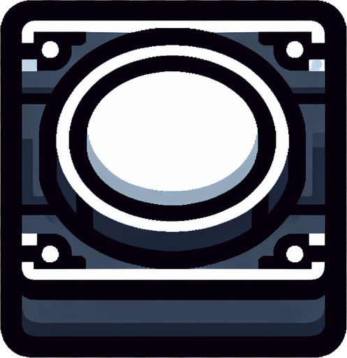 a button png.
Single Game Texture. In-Game asset. 2d. Blank background. High contrast. No shadows.