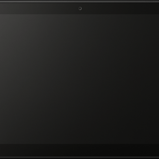 Apply keystone correction to the tablet's appearance to make it look like a real head-on view