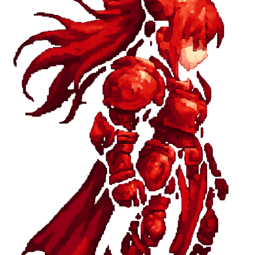 Arka plan yok olmalı 
Güçlü bir kızıl savaşçı