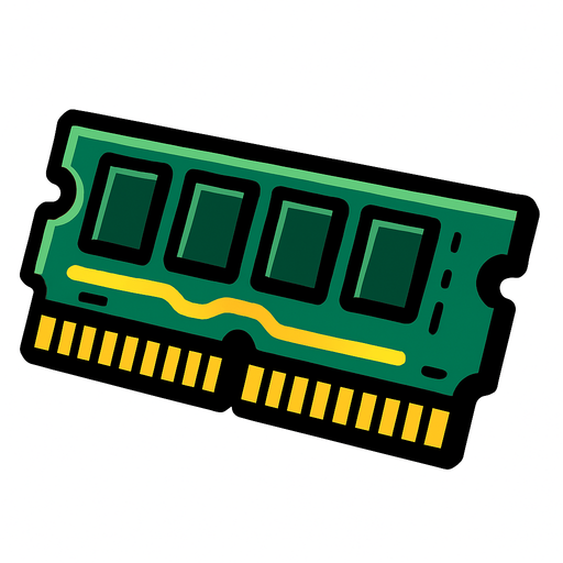 PC RAM.
In-Game asset.  2d.  High contrast.  No shadows