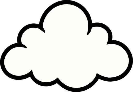 cloud 2d.
In-Game asset.  2d.  High contrast.  No shadows