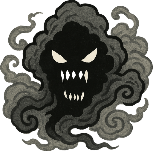 Niebla terrorifica.
In-Game asset.  2d.  High contrast.  No shadows