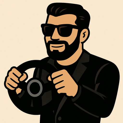 siyah ceket ekle ve güneş gözlüğü ekle ardındanda arka plan kaldır