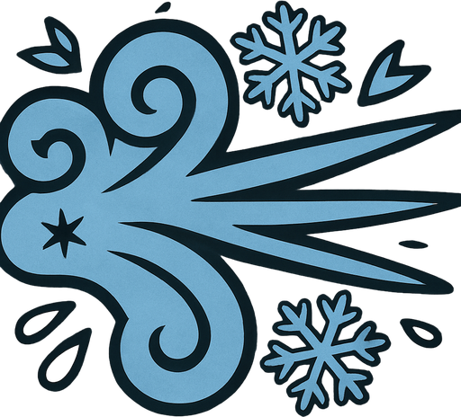 A cold gale