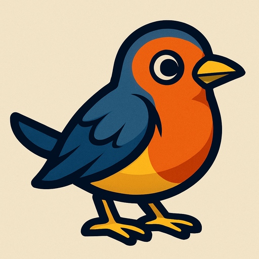 Bird.
In-Game asset.  2d.  High contrast.  No shadows