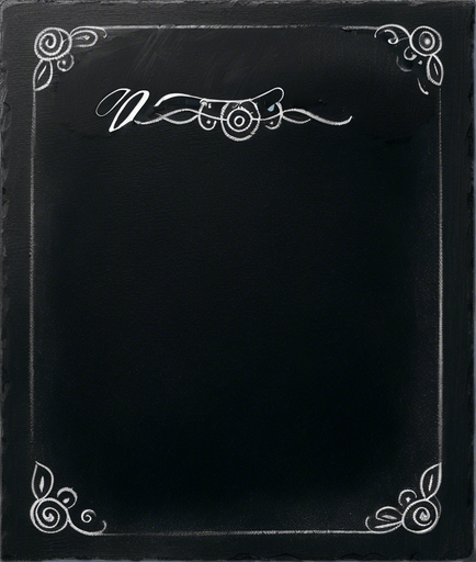 Text "NOVICE BREW" handwritten in white chalk