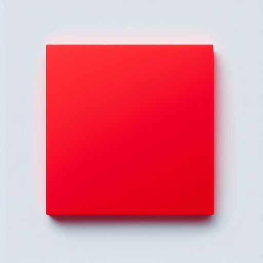red rectangle with rounded corners.