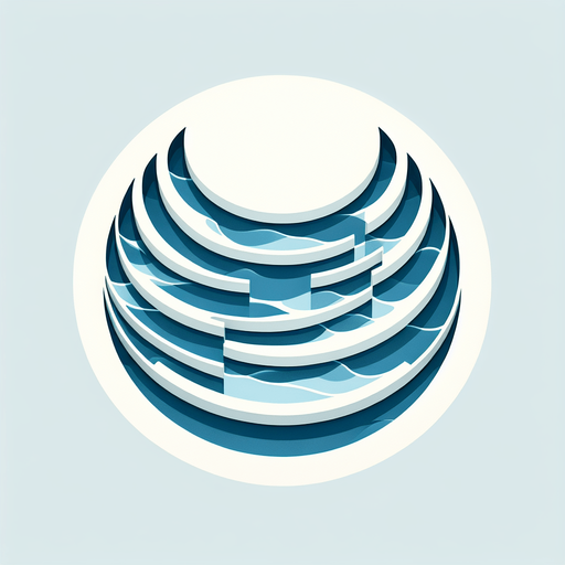 top view of a circle of water sliced into many pieces, flat image..
2d, white background, shadowless.