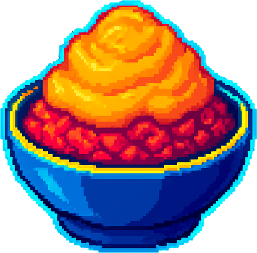 Raw batter on top of the ground fish