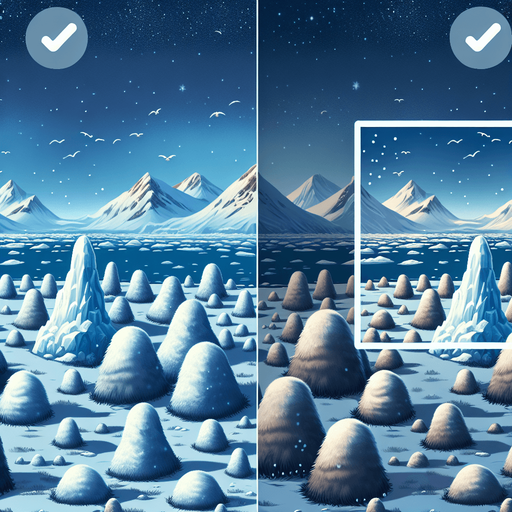 Arctic pingos.
Single Game Texture. In-Game asset. 2d. Blank background. High contrast. No shadows.
