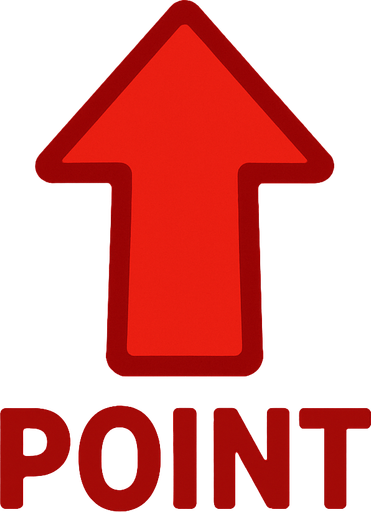 Point.
In-Game asset.  2d.  High contrast.  No shadows