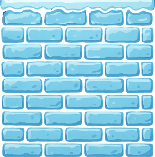 icy tower background without platforms, just walls.
In-Game asset.  2d.  High contrast.  No shadows