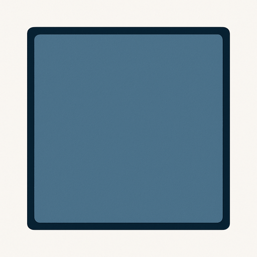 Greyish blue square.
In-Game asset.  2d.  High contrast.  No shadows