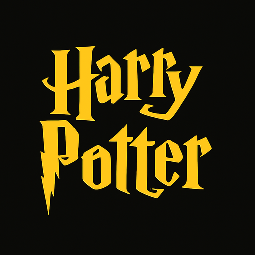 harry potter logo.
In-Game asset.  2d.  High contrast.  No shadows