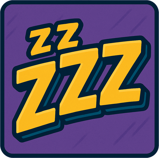 zzZZZ.
In-Game asset.  2d.  High contrast.  No shadows