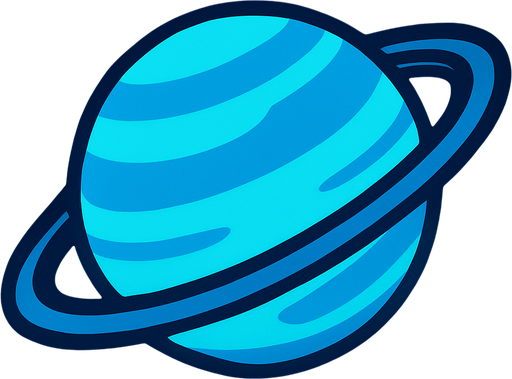 Uranus.
In-Game asset.  2d.  High contrast.  No shadows