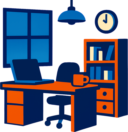 Ofis.
In-Game asset.  2d.  High contrast.  No shadows