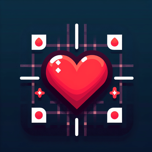 red colored heart for representing player health in the game..
Single Game Texture.  In-Game asset.  2d.  Blank background.  High contrast.  No shadows