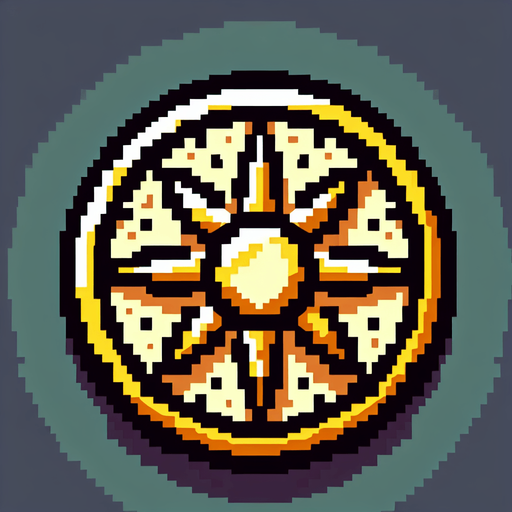 Coin.
Single Game Texture. In-Game asset. 2d. Blank background. High contrast. No shadows.