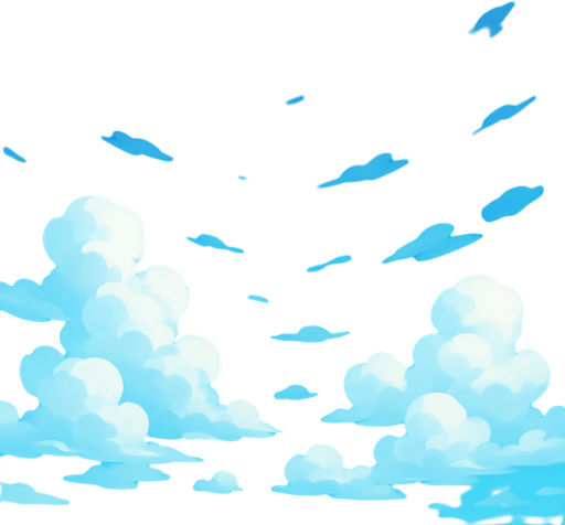 Create a cool sky background.
In-Game asset.  2d.  No shadows