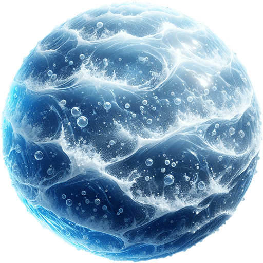 water ball
Single Game Texture. In-Game asset. 2d. Blank background. High contrast. No shadows.