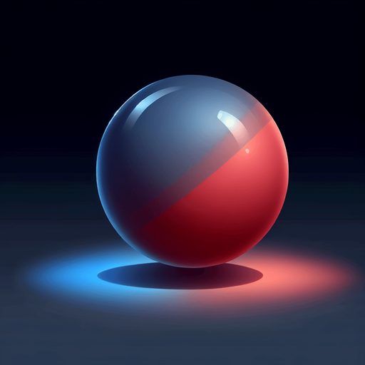 A single ball with no background.
Single Game Texture. In-Game asset. 2d. Blank background. High contrast. No shadows.