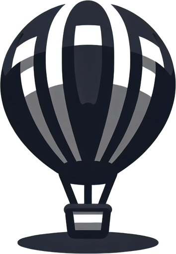 Balloon.
Single Game Texture. In-Game asset. 2d. Blank background. High contrast. No shadows.