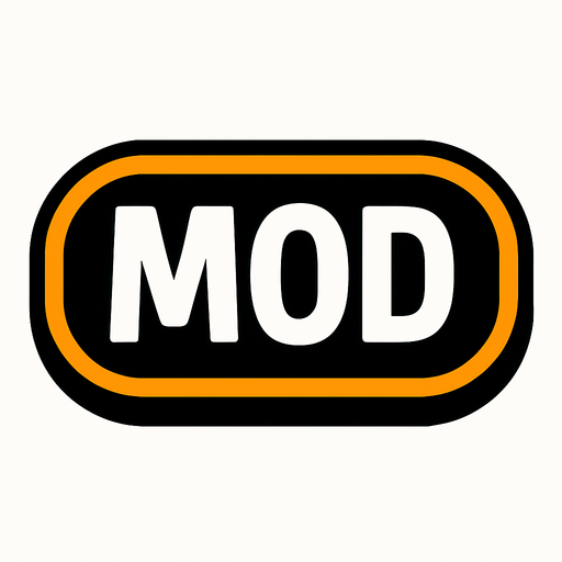 Mod butonu tasarla böyle tarz olsun.
In-Game asset.  2d.  High contrast.  No shadows