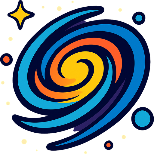 Galaksi.
In-Game asset.  2d.  High contrast.  No shadows