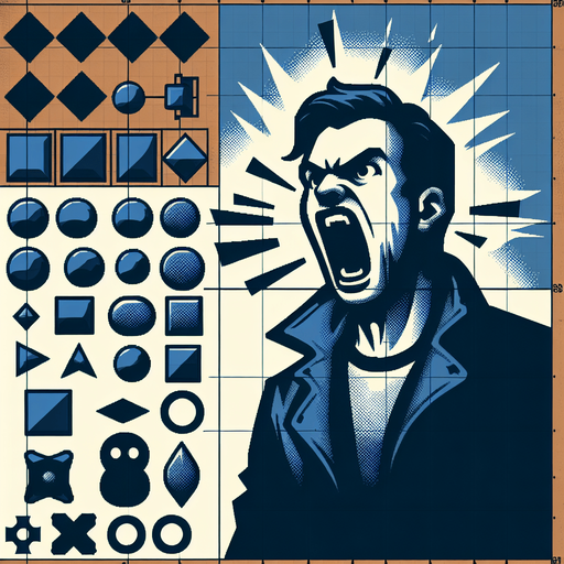 shouting person. Single Game Texture. In-Game asset. 2d. Blank background. High contrast. No shadows. Retro..
Single Game Texture. In-Game asset. 2d. Blank background. High contrast. No shadows.