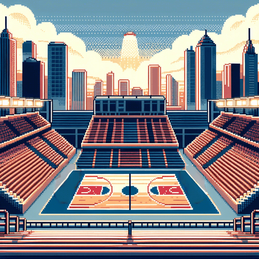 remove the highlighted basketball baskets, or make them low contrast.