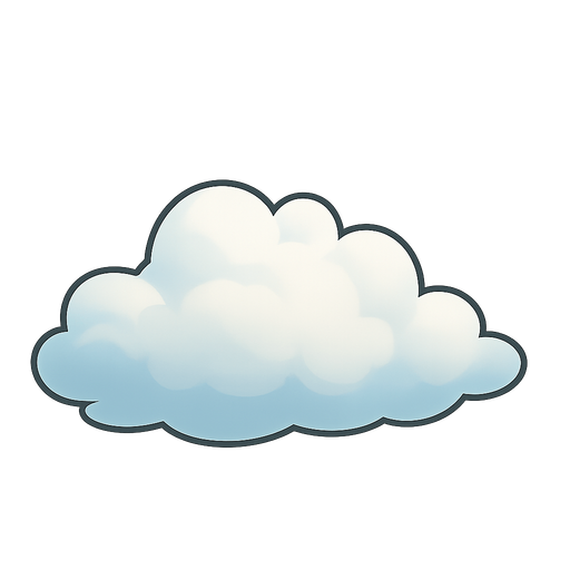 bulut. No background. Transparent background. Blank background. No shadows. 2d. In-Game asset. flat